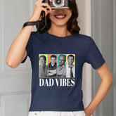 Chemise Dad Vibes personnalisée - Quatre photos personnalisées